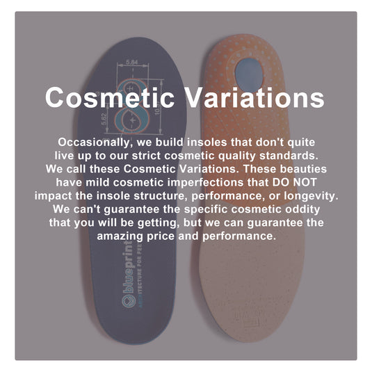 Blueprint Ready-Fit Insoles COSMETIC VARIATIONS